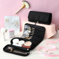 Black Cosmetic Beauty Bag Men Roll Up Makeup